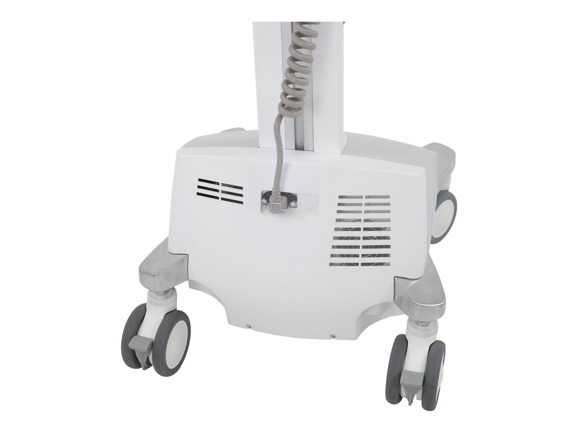 Thumbnail 3 of 3 for Ergotron StyleView EMR Laptop Cart, LiFe Powered cart - for notebook / keyboard / mouse / barcode scanner - gray, white,