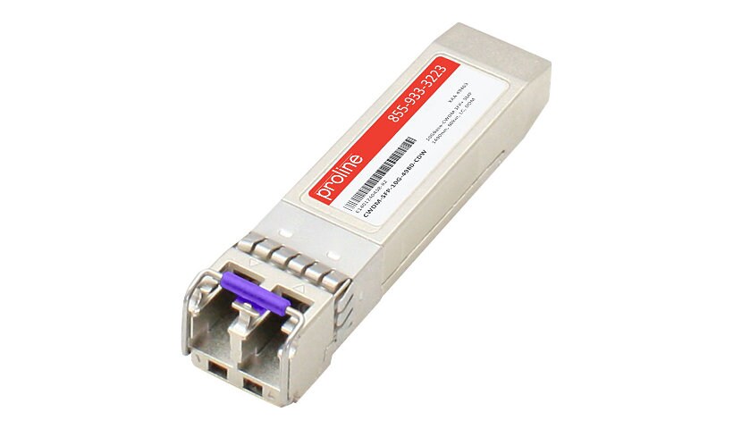 Proline 10GBASE-CWDM SFP+ SMF F/Cisco 80KM 1490NM LC 100% Compatible