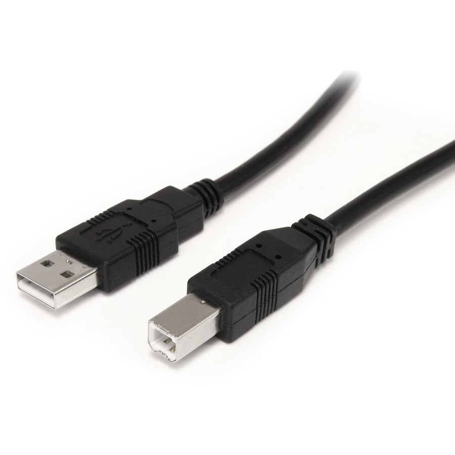 StarTech.com 9m/30' Active USB 2.0 A to B Cable - M/M - Black