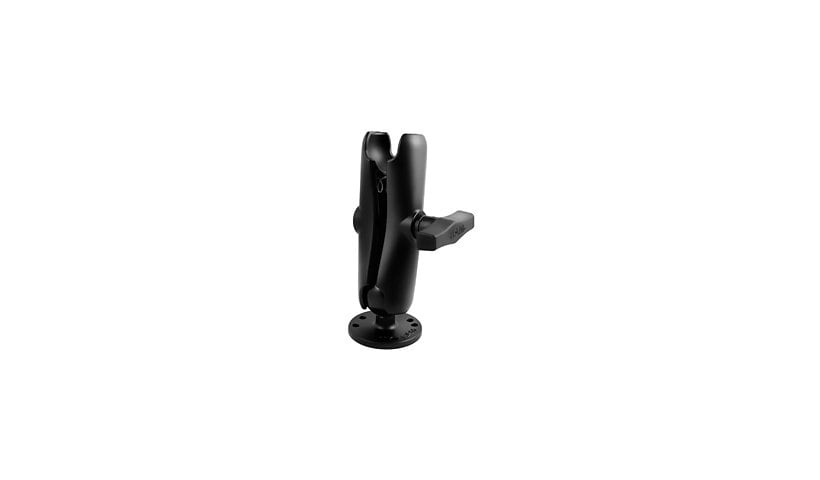 RAM Mount 1.5 Inch Ball Double Socket Arm with 2.5 Inch Round Base
