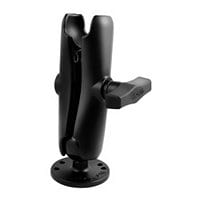 RAM Mount 1.5 Inch Ball Double Socket Arm with 2.5 Inch Round Base