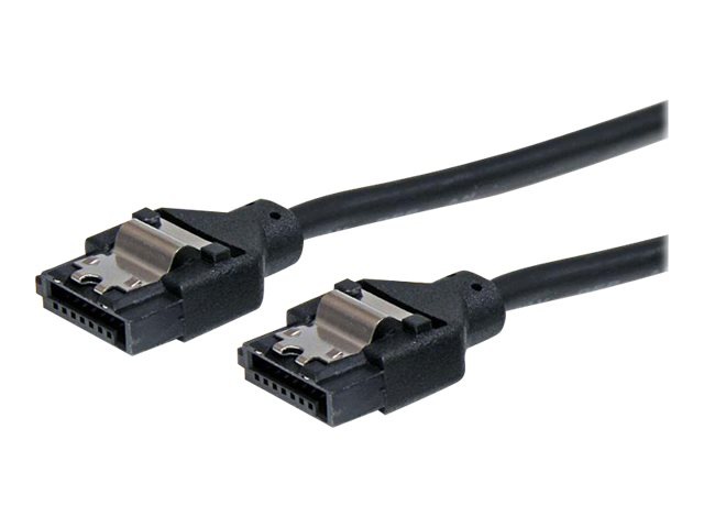 StarTech.com 18in Latching Round SATA Cable