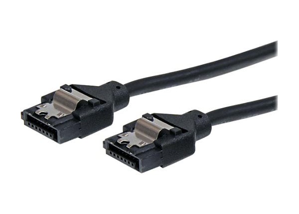 StarTech.com 18in Latching Round SATA Cable
