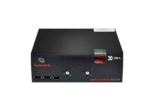 Avocent Switchview SC320 - KVM / audio / USB switch - 2 ports