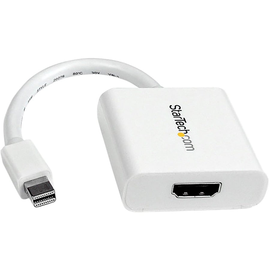 StarTech.com Mini DisplayPort to HDMI Adapter, Mini DP to HDMI Video Converter for Monitor/Display, 1080p, Passive mDP