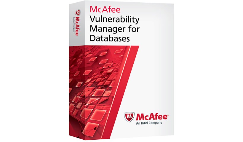 McAfee Vulnerability Manager for Databases - license + 1 Year Gold Support - 1 node