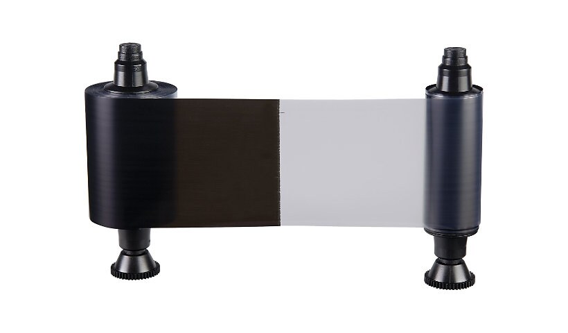 Evolis 2 Panel monochrome ribbon - Black + Overlay (KO) - 1 - print ribbon