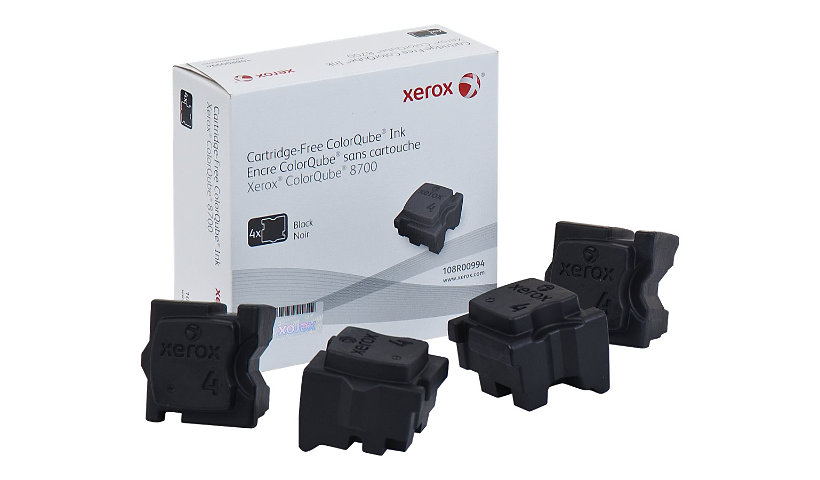 Xerox ColorQube 8700 - 4-pack - black - solid inks