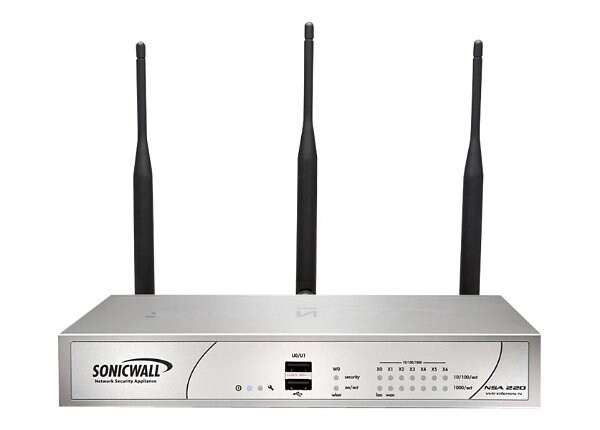 SonicWall NSA 220 Wireless-N - security appliance