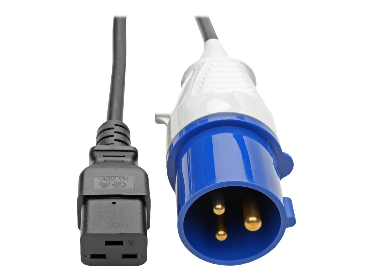 Eaton Tripp Lite Series IEC 309 to C19, Heavy-Duty Extension Cord - 16A, 25