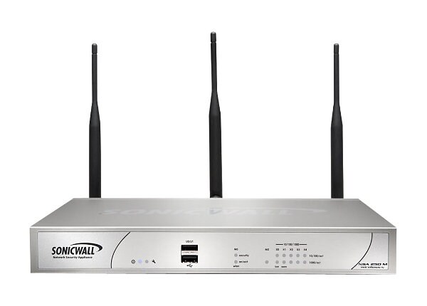 SonicWall NSA 250M Wireless-N - security appliance