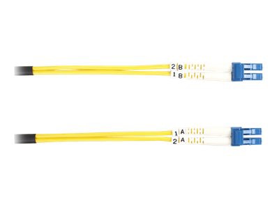Black Box 20m LC/LC Duplex Single Mode 9-micron Fiber Patch Cable - Yellow