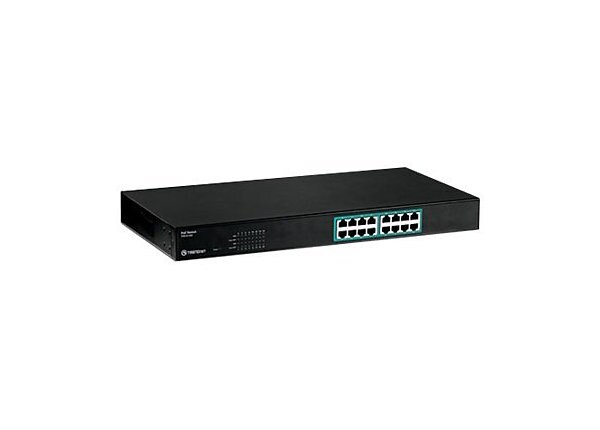 TRENDnet TPE-S160 - switch - 16 ports - rack-mountable