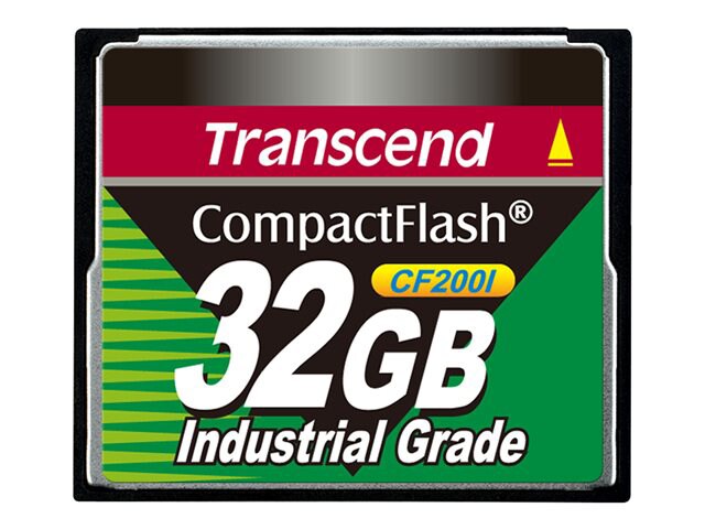 Transcend CF200I Industrial Grade - flash memory card - 32 GB - CompactFlash