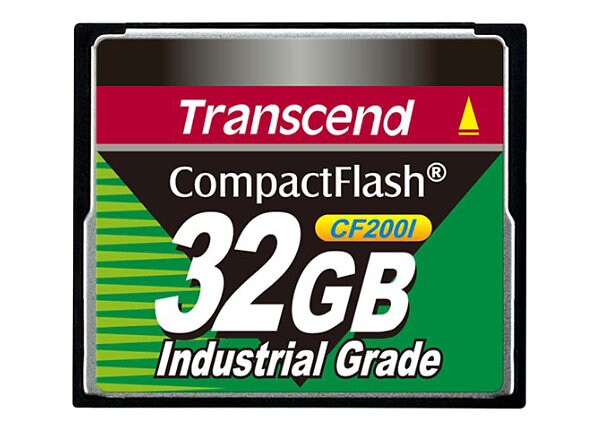 Transcend CF200I Industrial Grade - flash memory card - 32 GB - CompactFlash