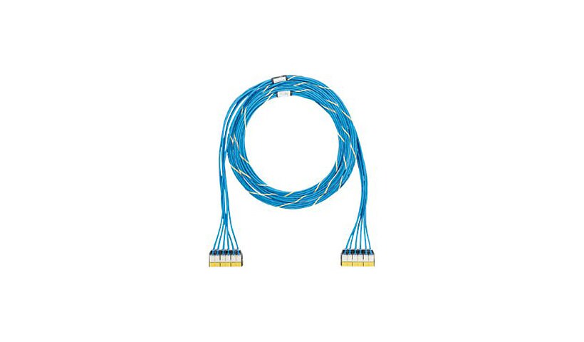 Panduit QuickNet Pre-Terminated Cable Assembly - network cable - 65 ft - bl