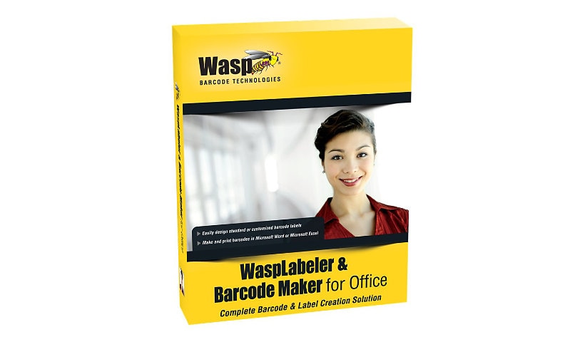 WaspLabeler - license - 1 user - with Barcode Maker