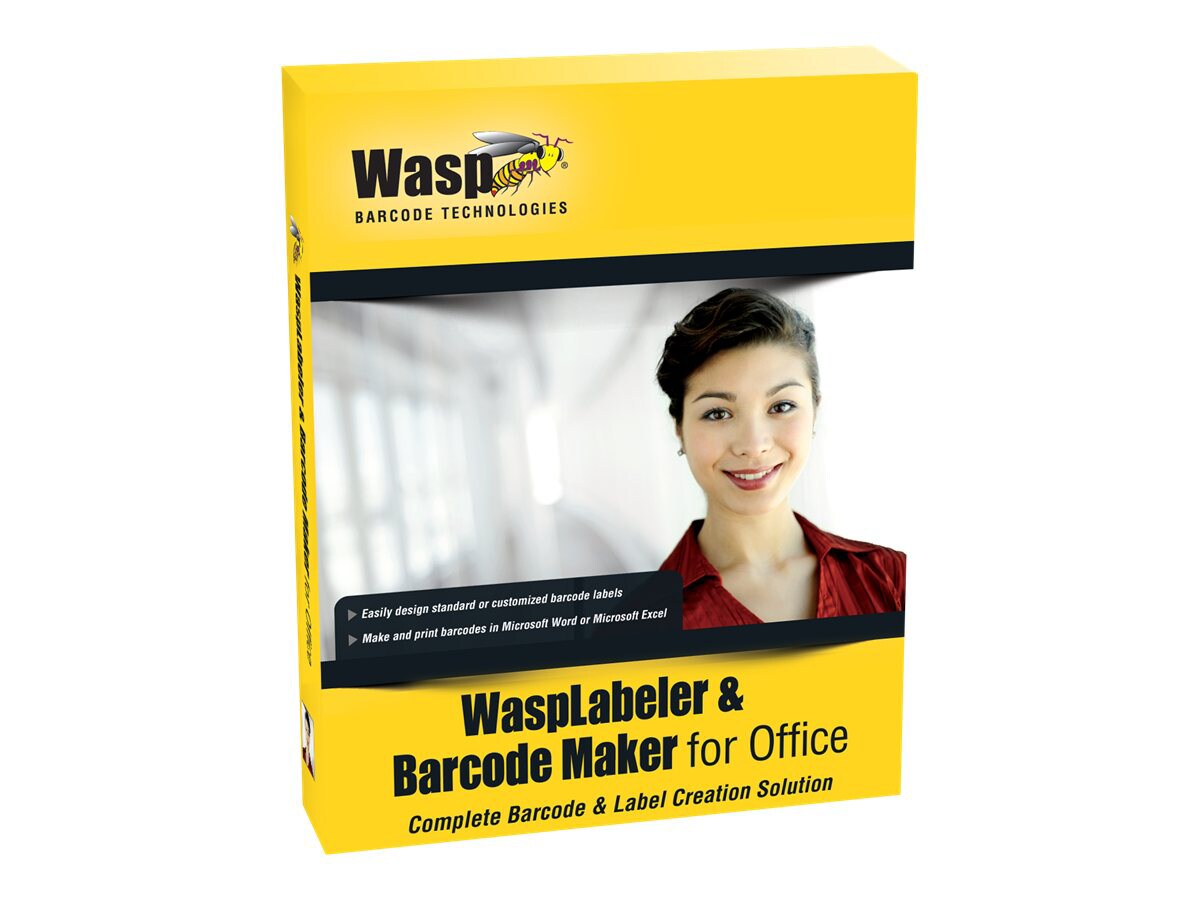WaspLabeler & Barcode Maker for Office - license - 10 users