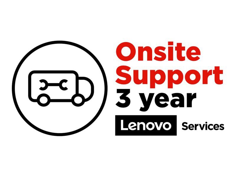 Lenovo ServicePac On-Site Repair - extended service agreement - 3 years - on-site