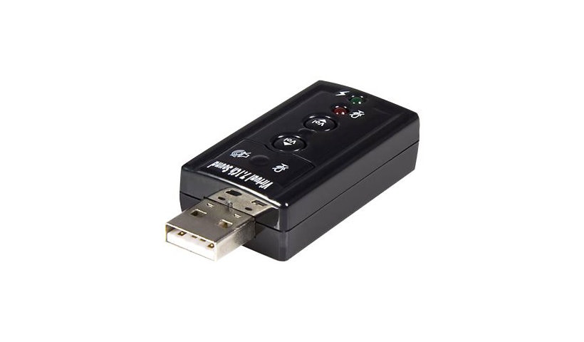 StarTech.com Virtual 7,1 USB Stereo Audio Adapter External Sound Card