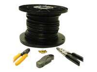 C2G RG6 Coax Installation Kit - video cable - 500 ft