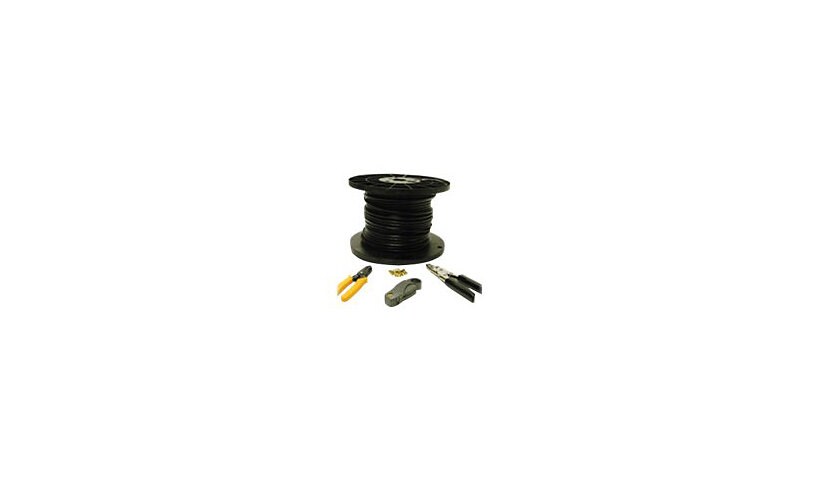 C2G RG6 Coax Installation Kit - video cable - 500 ft