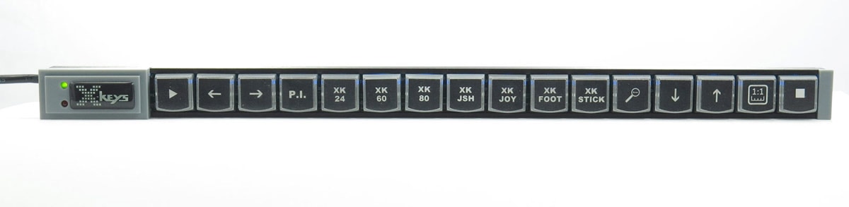 Thumbnail 6 of 7 for P.I. Engineering X-keys XK-16 Stick - keypad Input Device