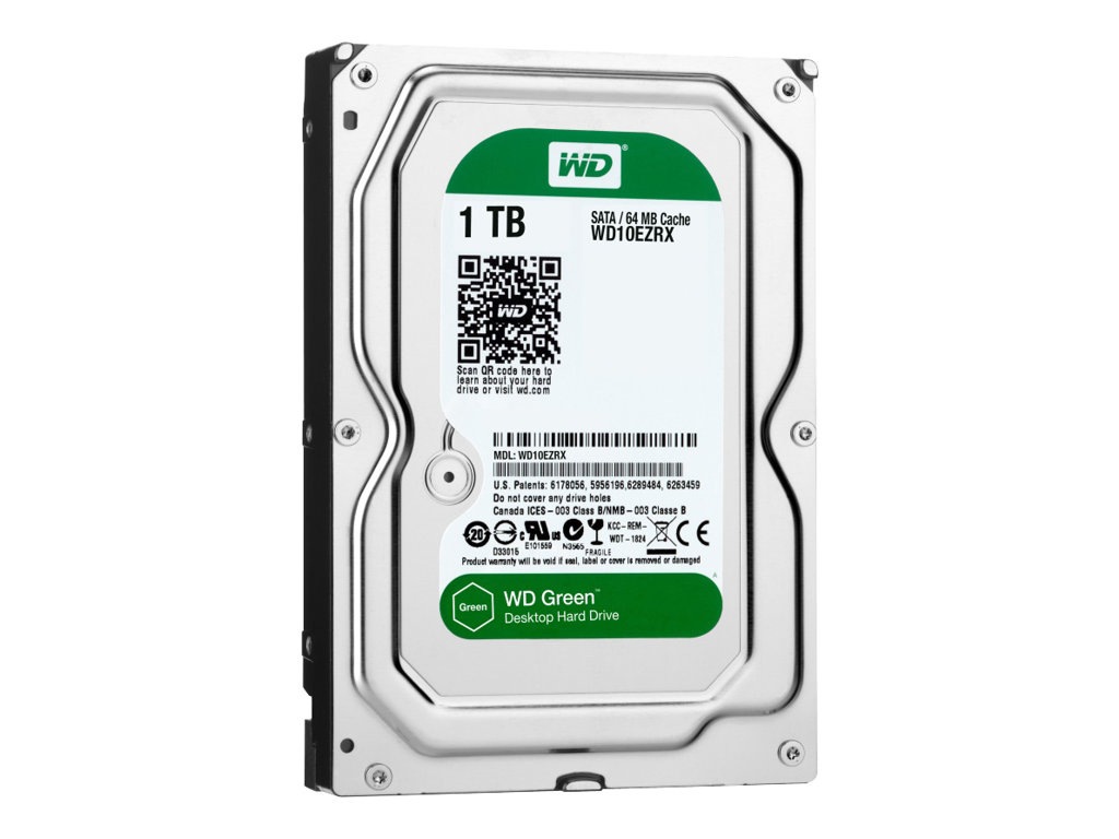 WD Green WD10EZRX - hard drive - 1 TB - SATA 6Gb/s