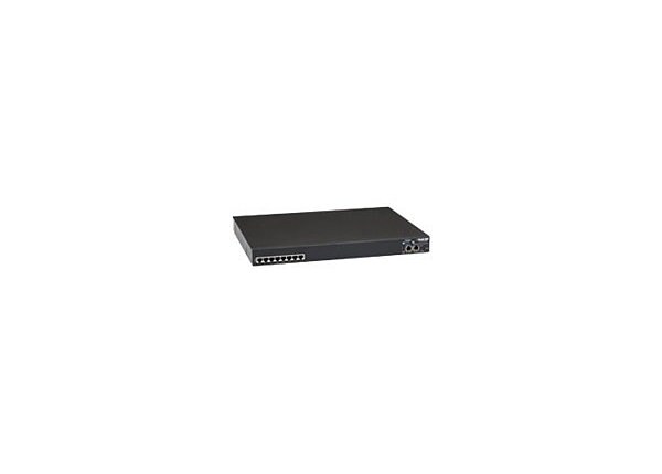 Black Box 8 Port Serial over IP Gigabit Console Server, Dual PS, w / Modem