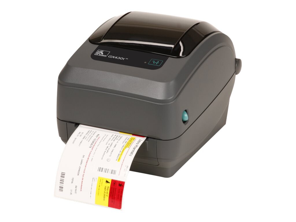 Zebra GX Series GX430t - label printer - B/W - direct thermal / thermal tra