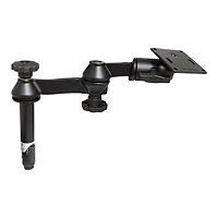 RAM Double Swing Arm with 4" Male and No Female Tele-Pole - mounting kit