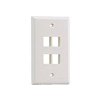 Panduit NetKey Flush Mount Screw-On Faceplates - faceplate