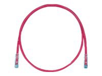 Panduit TX6 PLUS patch cable - 2 ft - red
