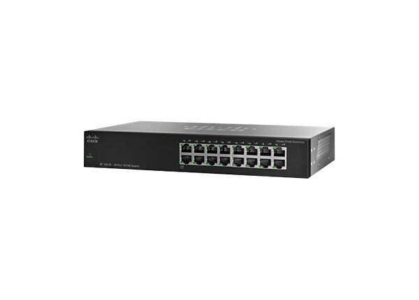 Cisco Small Business SF 100-16 16-Port Fast Ethernet Switch
