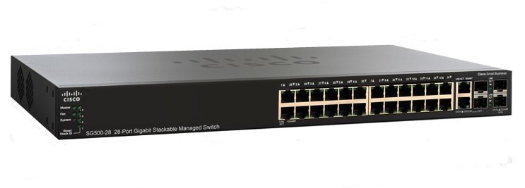 Cisco Small Business SG500-28 - switch - 28 ports - managed - rack-mountable