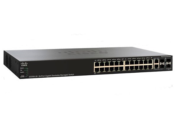 Cisco Small Business SG500-28 - switch - 28 ports - managed - rack-mountable