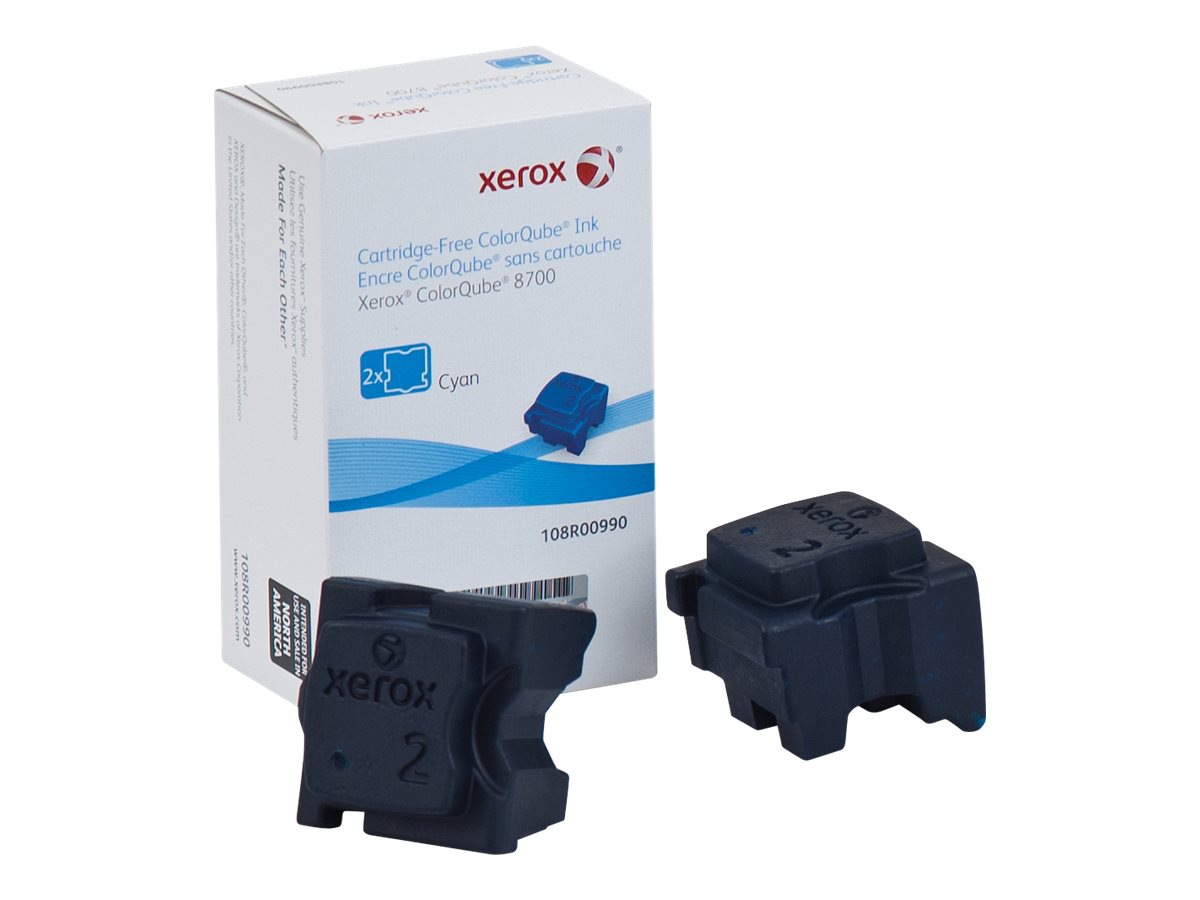 Xerox ColorQube 8700 - 2-pack - cyan - solid inks