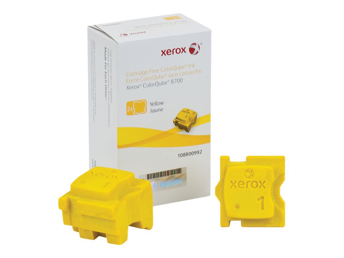 Xerox ColorQube 8700 - 2-pack - yellow - solid inks