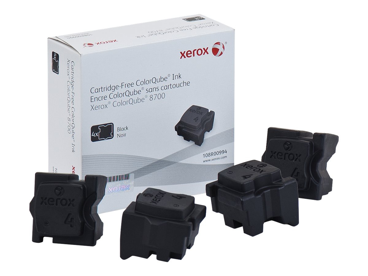 Xerox ColorQube 8700 - 4-pack - black - solid inks