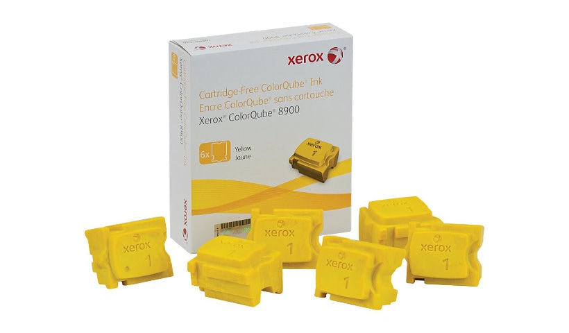 Xerox ColorQube 8900 - 6 - yellow - solid inks