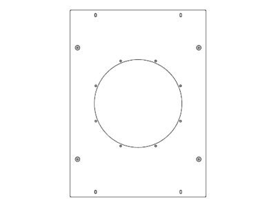 Middle Atlantic ERK 10FT- 550CFM - rack roof with 2 fans