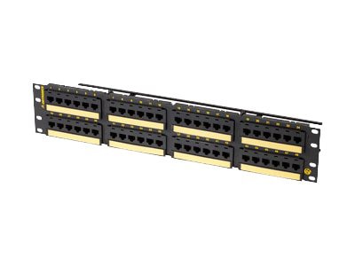 Ortronics Clarity 6A High Density - patch panel - 2U - 19"