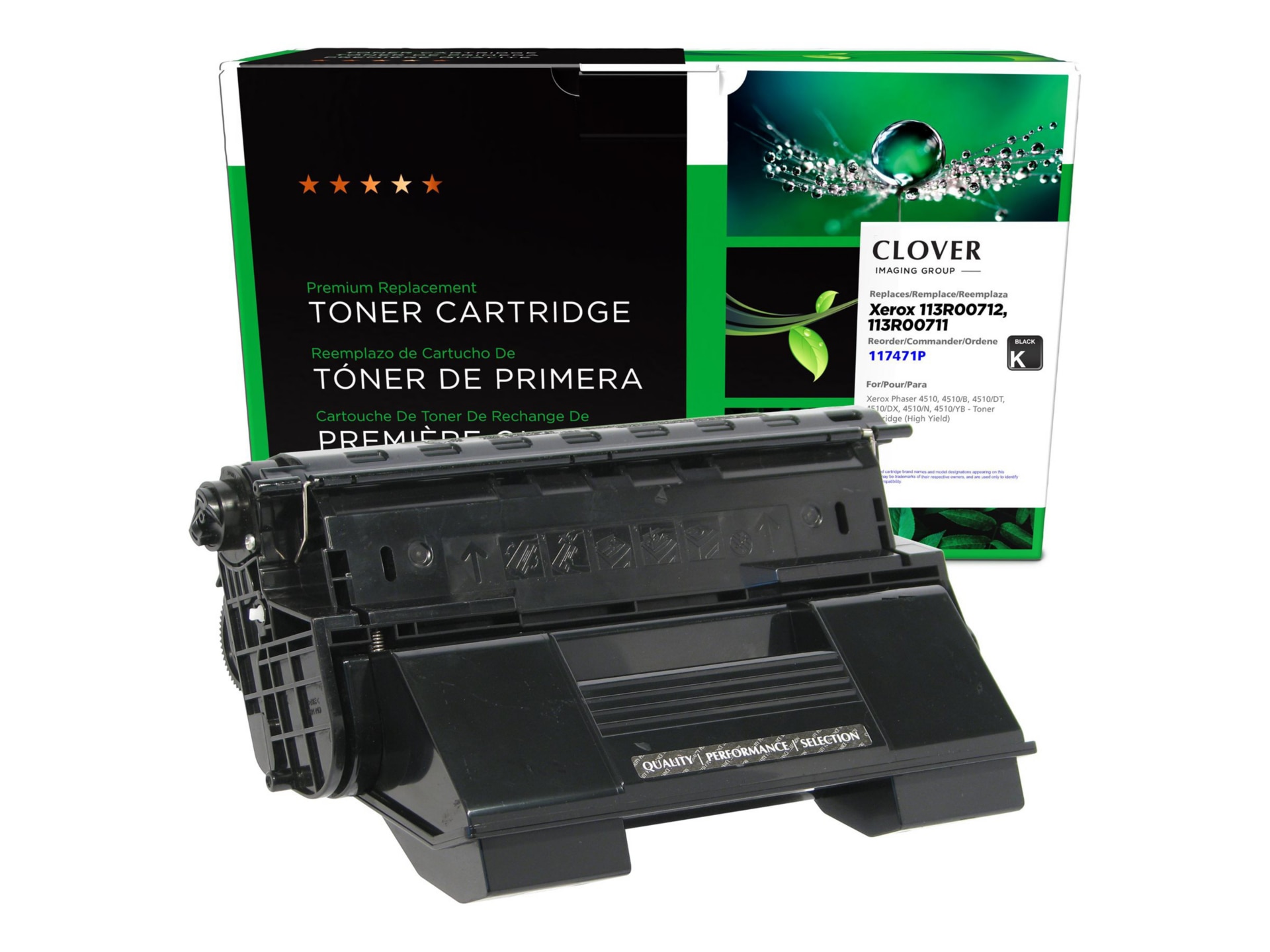 Clover Imaging Group - High Yield - black - compatible - remanufactured - toner cartridge (alternative for: Xerox