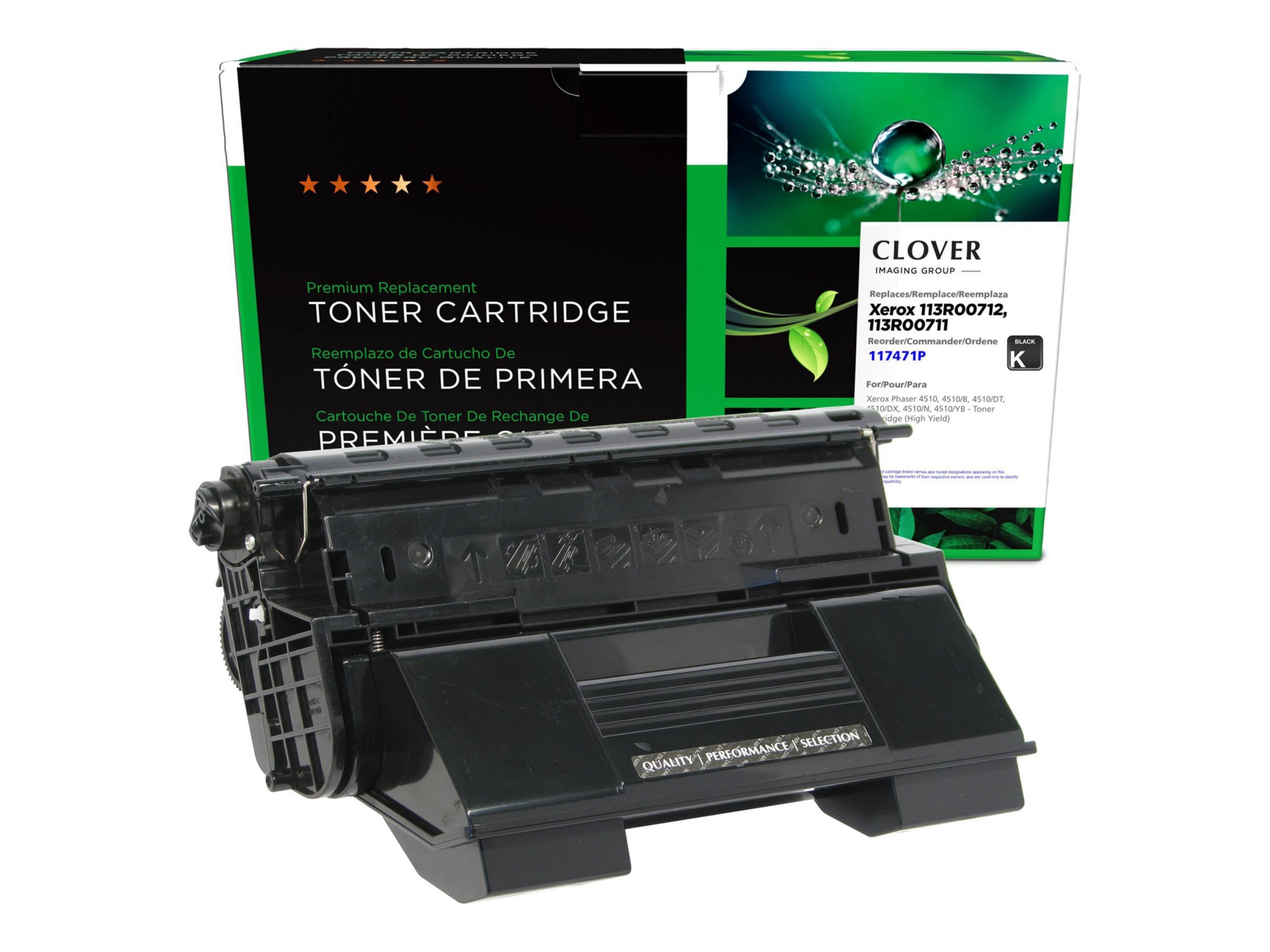 Clover Imaging Group - High Yield - black - compatible - remanufactured - t