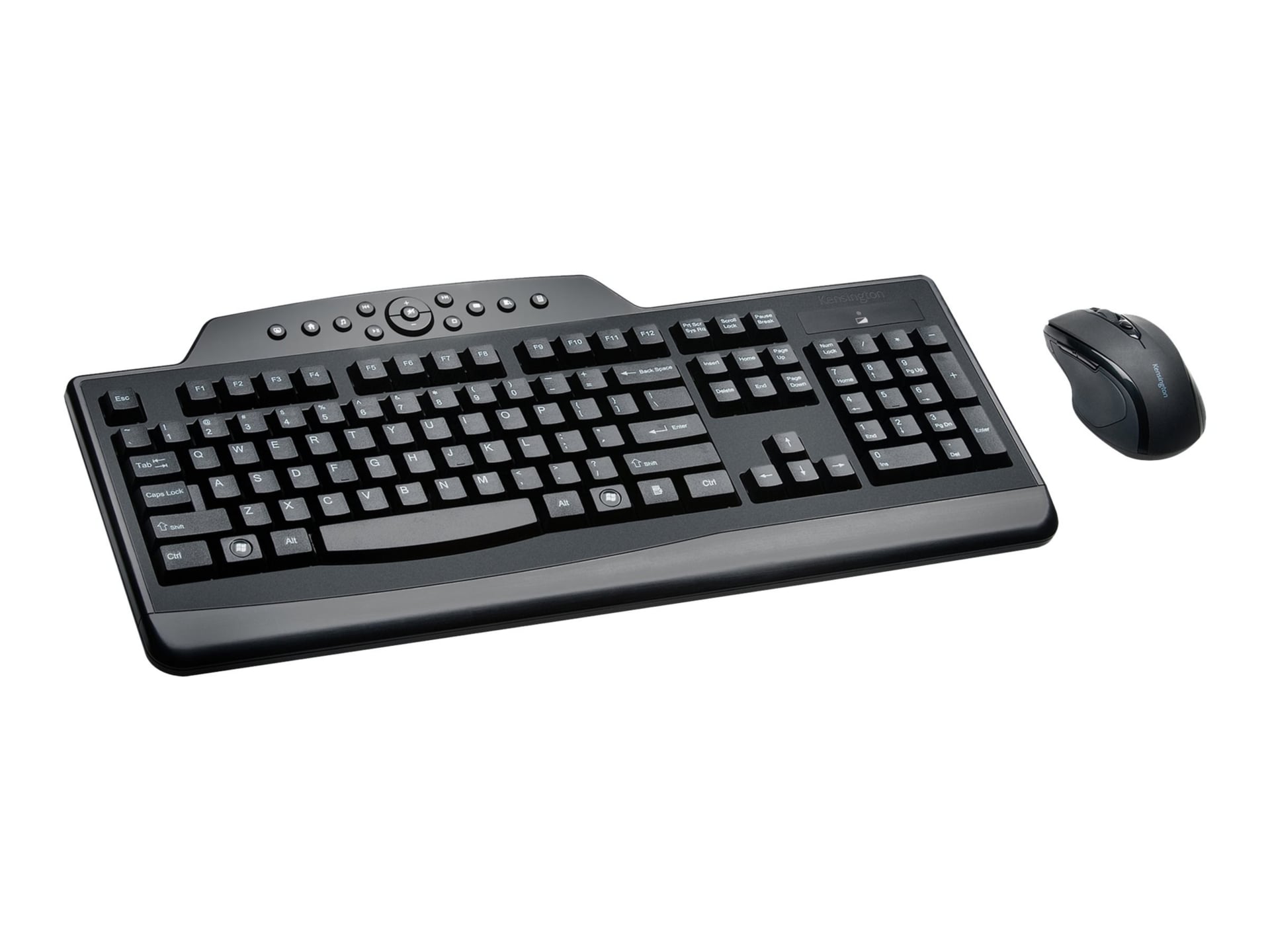 Kensington Pro Fit Wireless Media Desktop Set - keyboard and mouse set - US