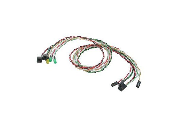 StarTech.com Replacement Power Reset LED Wire Kit for ATX Case Front Bezel - power switch/LED assembly