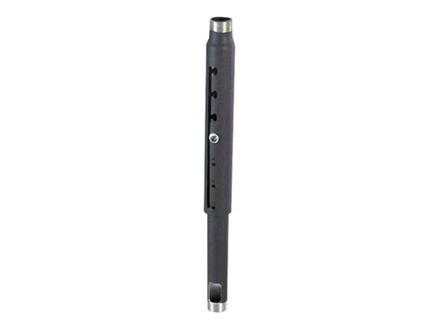 Chief 12-18" Adjustable Extension Column - For Projector - Black mounting component - for projector - black - TAA