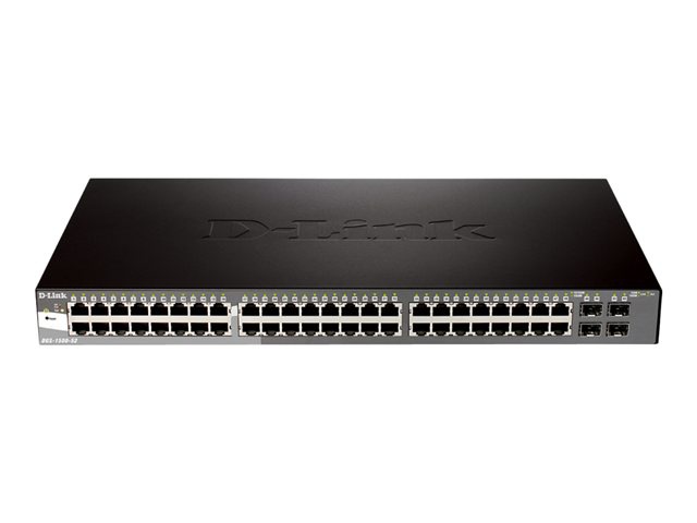 D-Link DGS-1500-52 52-port Gigabit SmartPro Switch - switch - 52 ports - managed - rack-mountable