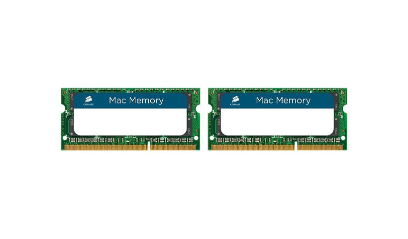 CORSAIR Mac Memory - DDR3 - kit - 8 GB: 2 x 4 GB - SO-DIMM 204-pin - 1333 M