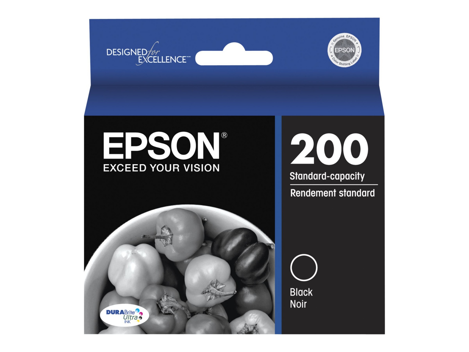 Epson 200 With Sensor - black - original - ink cartridge
